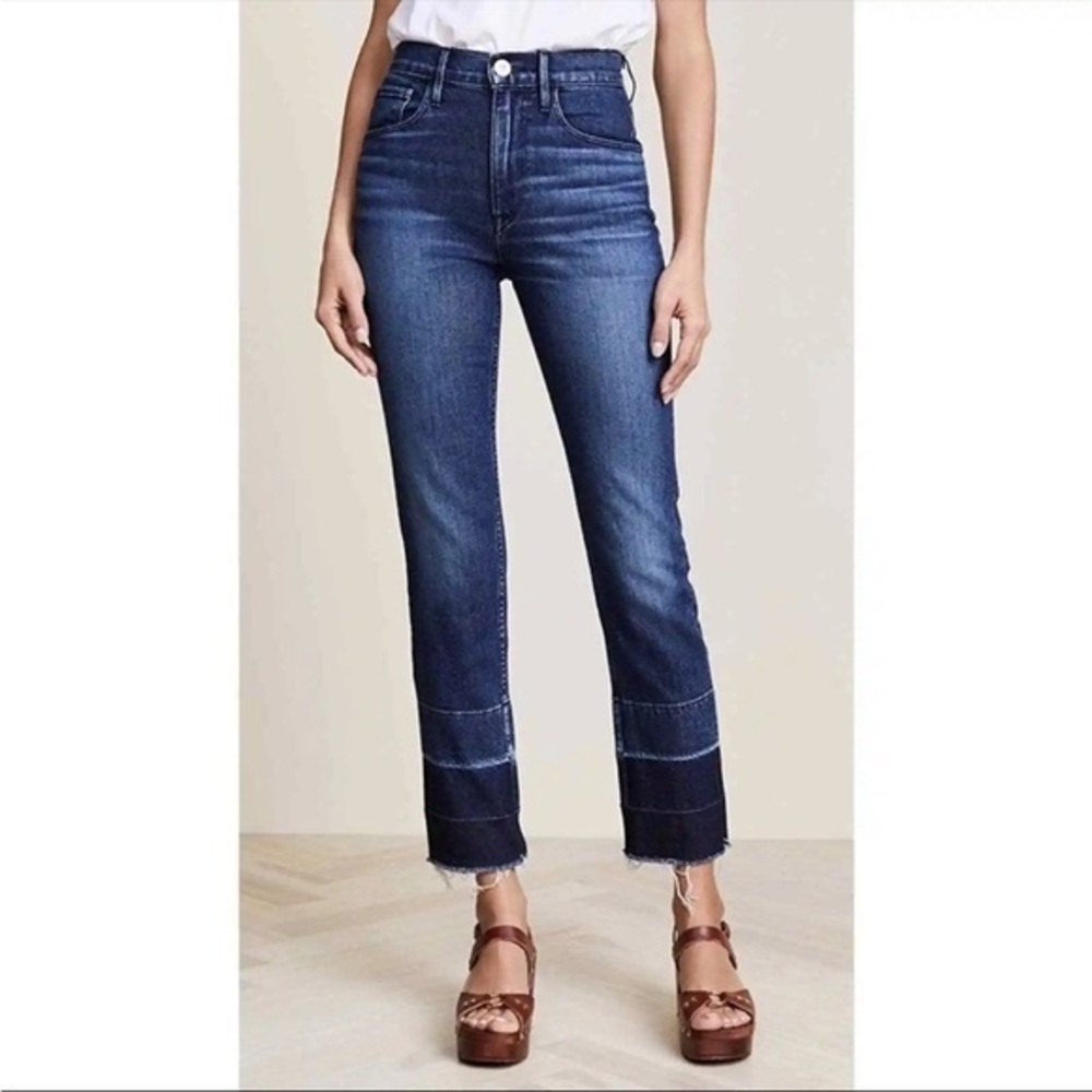 3X1 NYC Shelter Straight Crop Jeans Dark spectrum wash 26